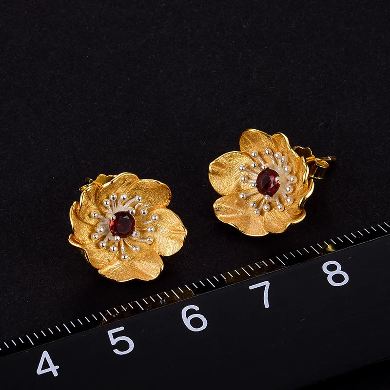 Flower Stud Earrings