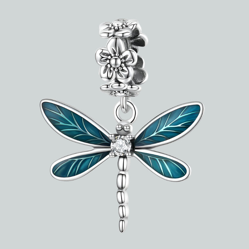 Whispering Wings – Sterling Silver Dragonfly Pendant
