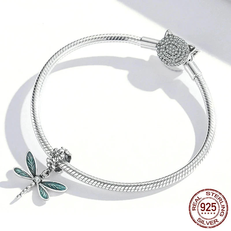 Whispering Wings – Sterling Silver Dragonfly Pendant