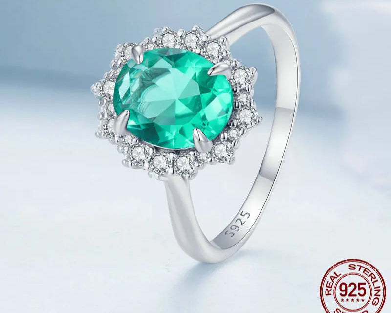Luxury Light Green Ring