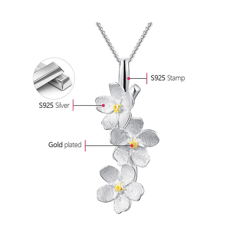 Flower Pendant Fashion Jewelry Chains and Necklace