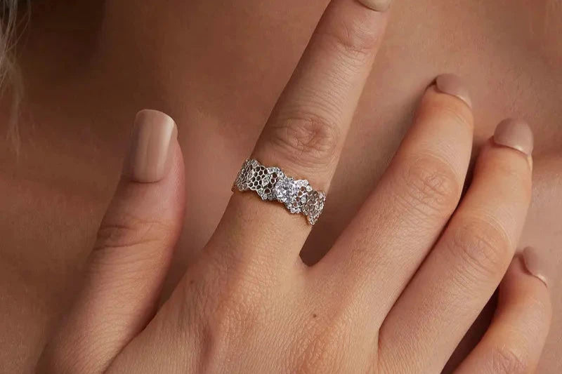 Infinite Grace – Wide Eternity Ring