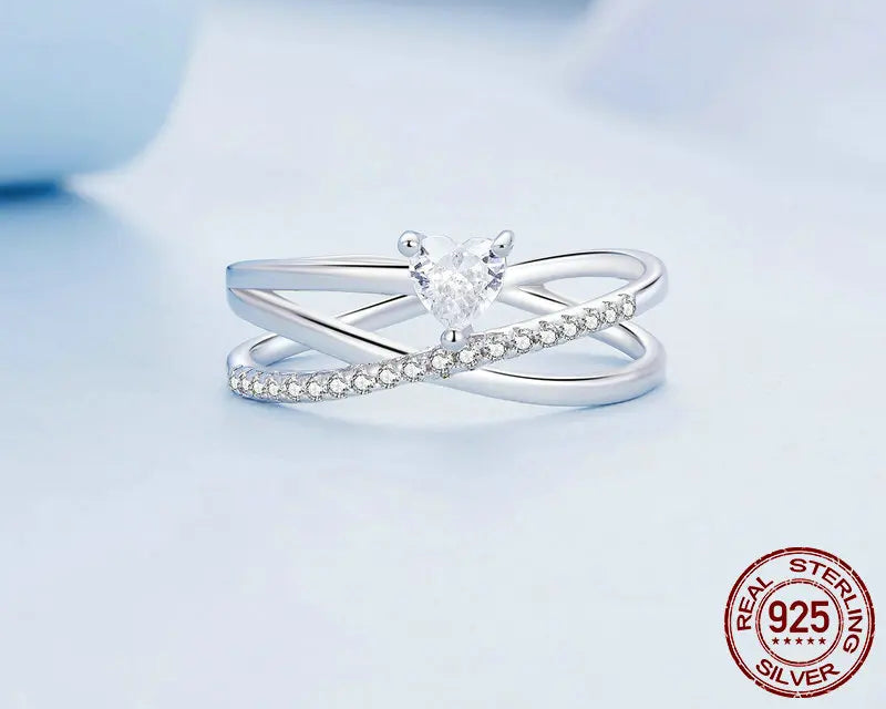 Moonlit Layers ring