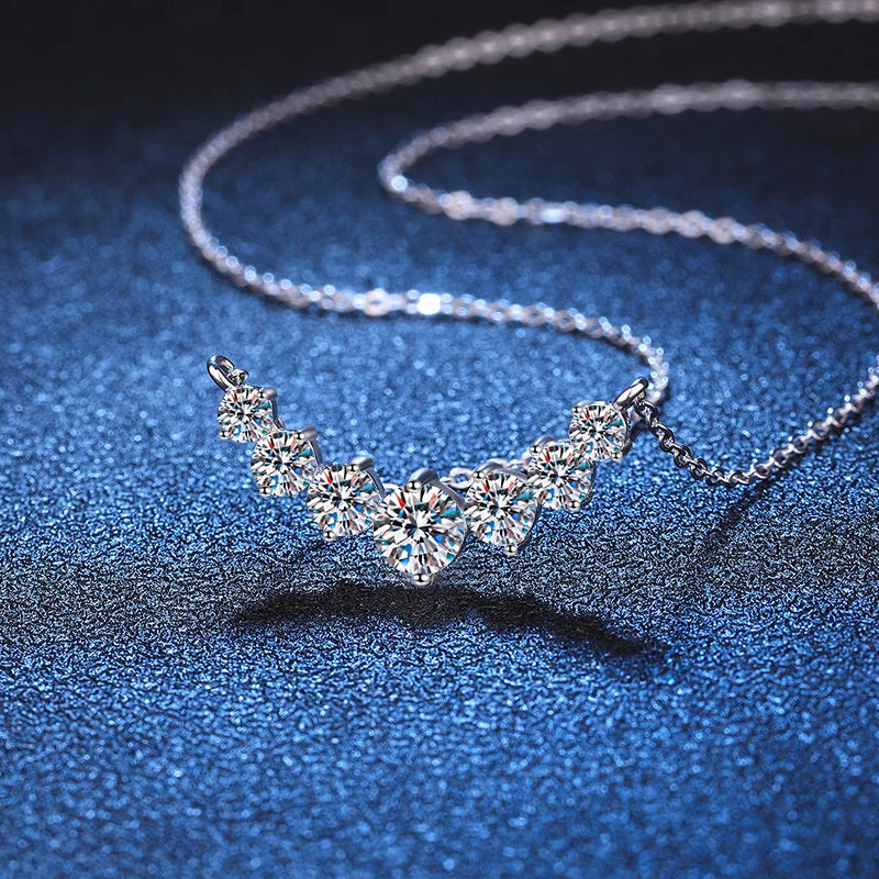 Eternal Glow – Moissanite Pendant Necklace