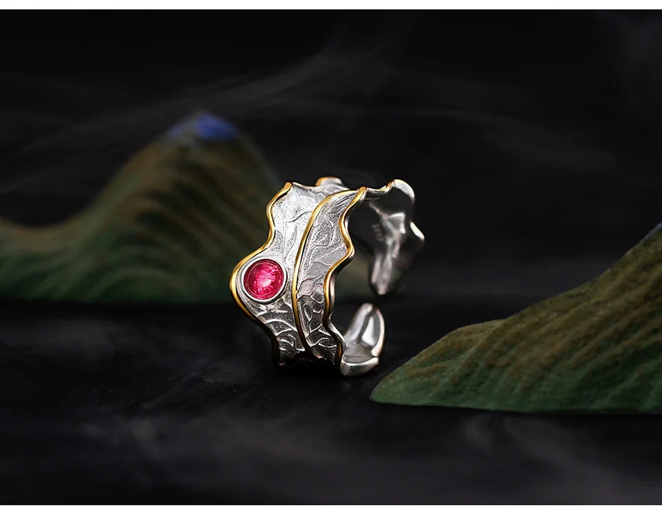 Peony Leaf Ring