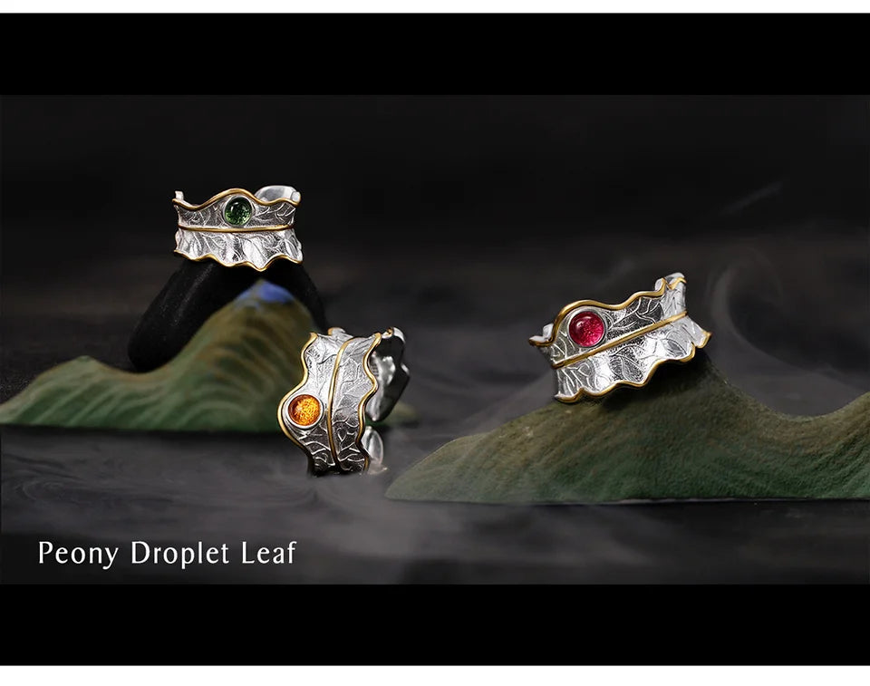 Peony Leaf Ring