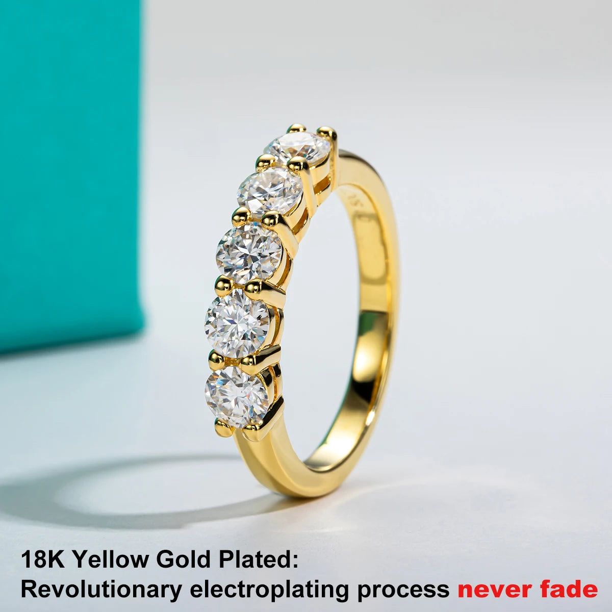 AnuJewel D-Luxe Moissanite Band