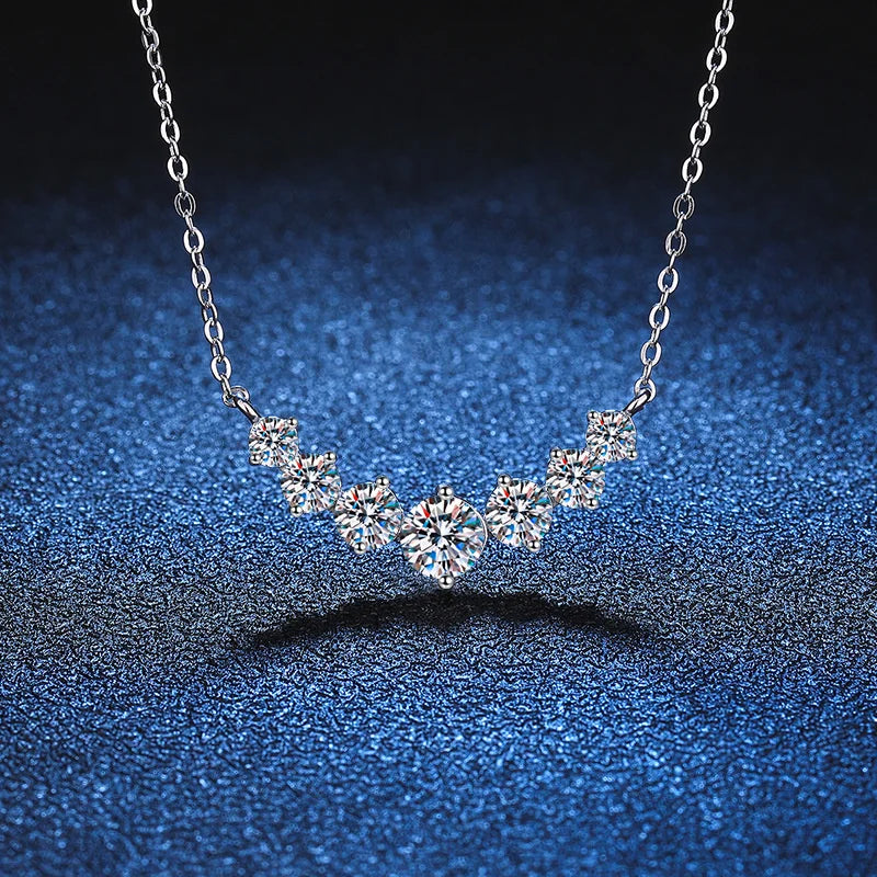 Eternal Glow – Moissanite Pendant Necklace