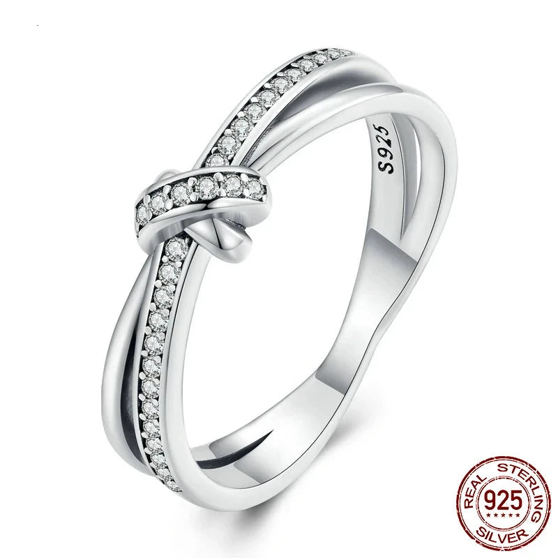 Bound Elegance – Double Layer Knot Ring