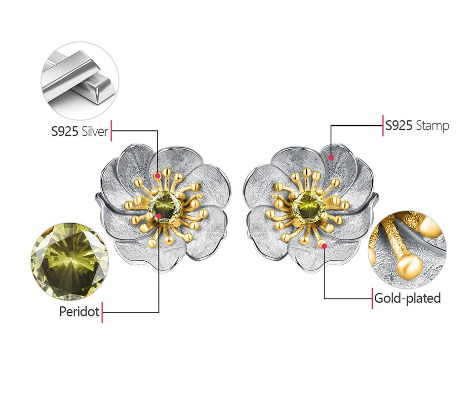 Flower Stud Earrings