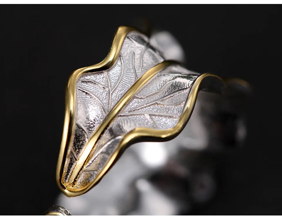 Peony Leaf Ring