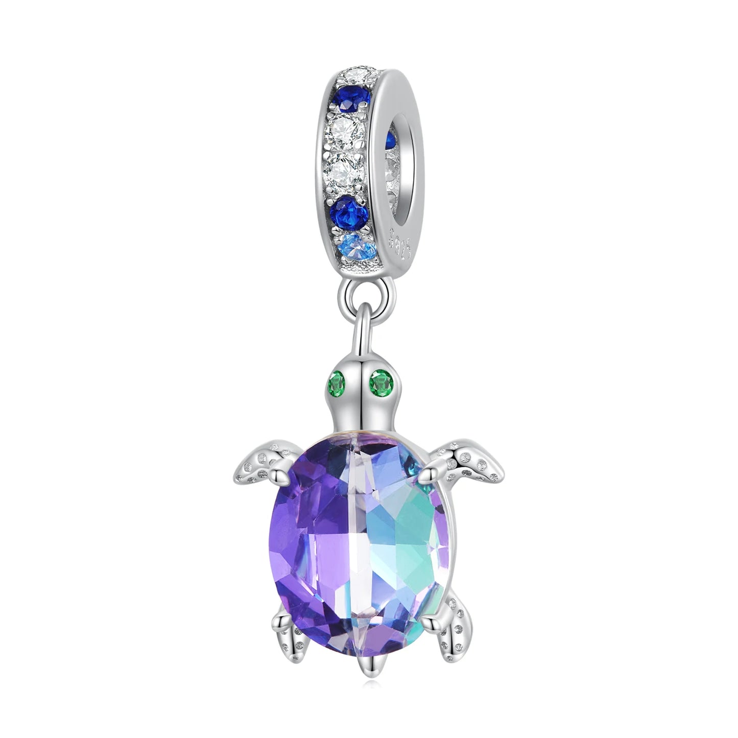 Bi Color Sea Turtle Charms Toucan Pendant