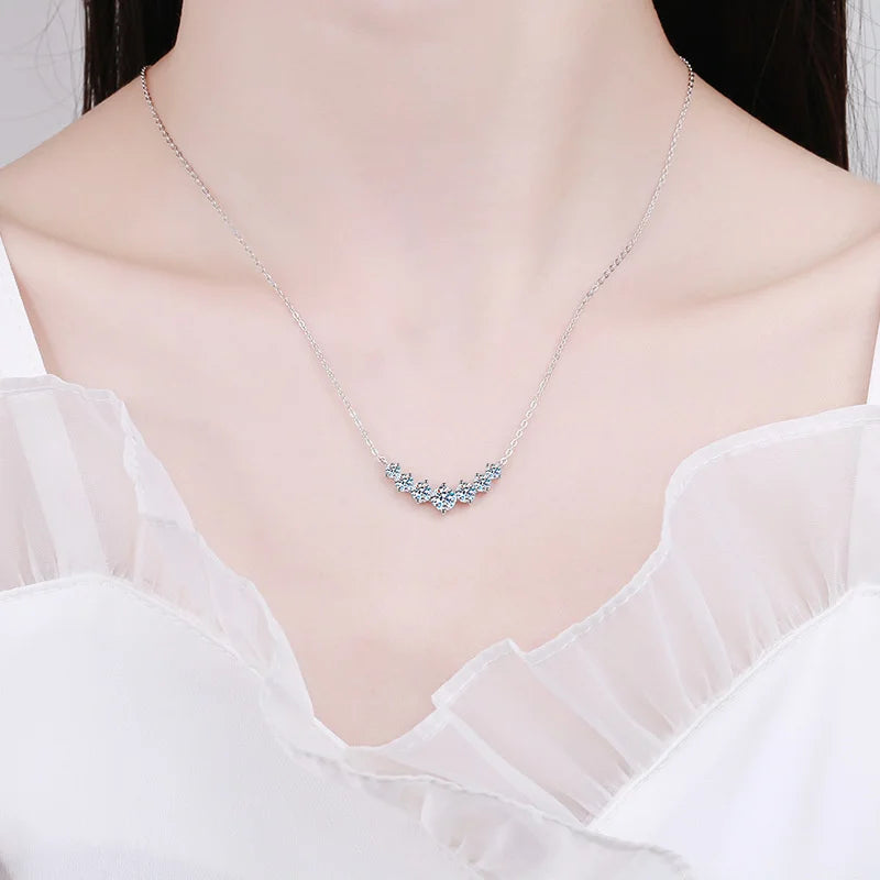 Eternal Glow – Moissanite Pendant Necklace