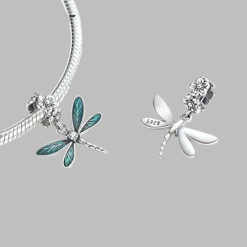Whispering Wings – Sterling Silver Dragonfly Pendant