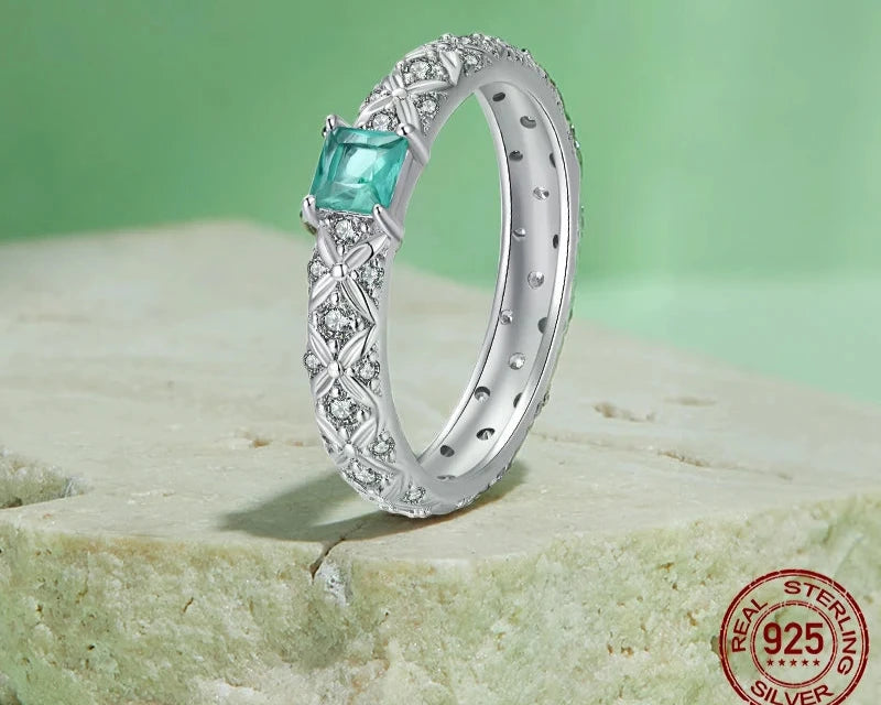 Whisper of Sparkle – Dainty CZ Ring