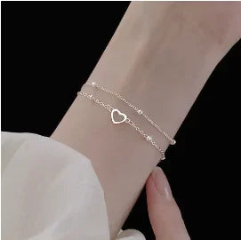 Luxury Love Braided Leaf Bracelet Charm