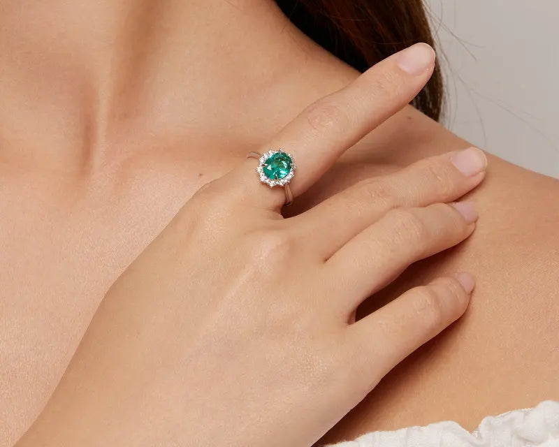 Luxury Light Green Ring