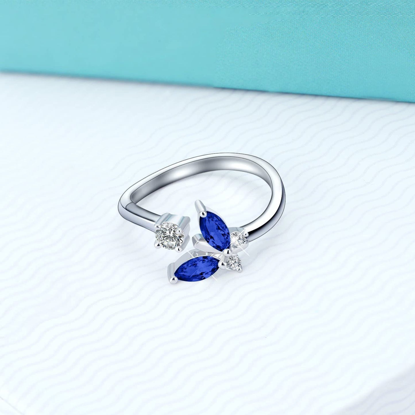 Butterfly Sapphire Ring