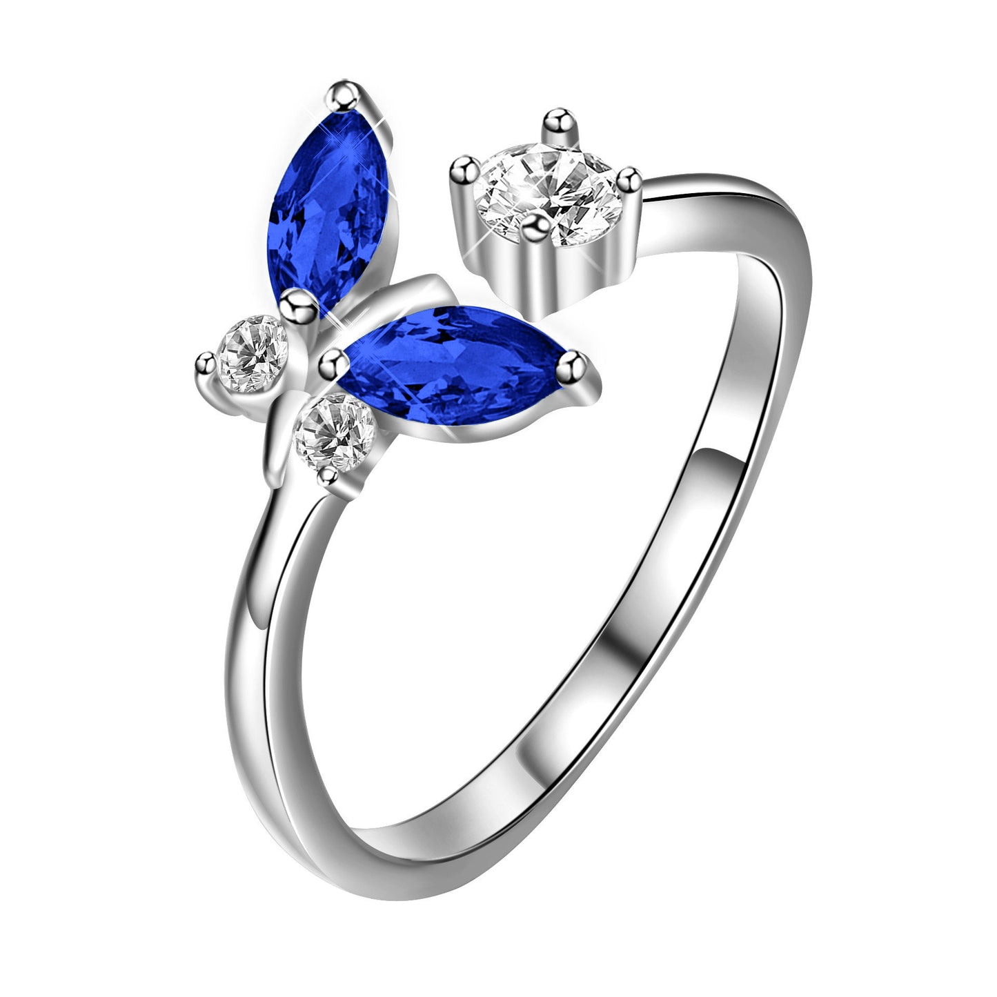 Butterfly Sapphire Ring