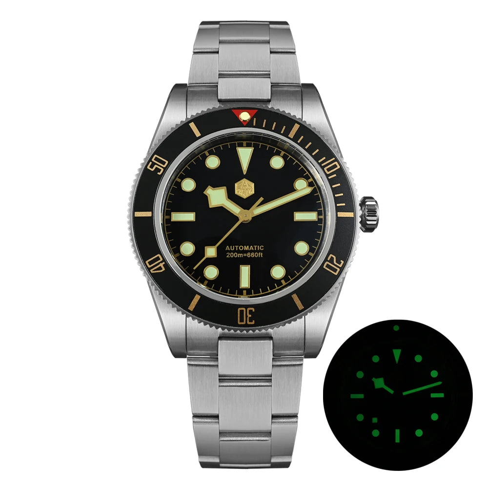 San Martin SN0008 40mm BB58 Retro Diver NH35 Automatic 20Bar Watch