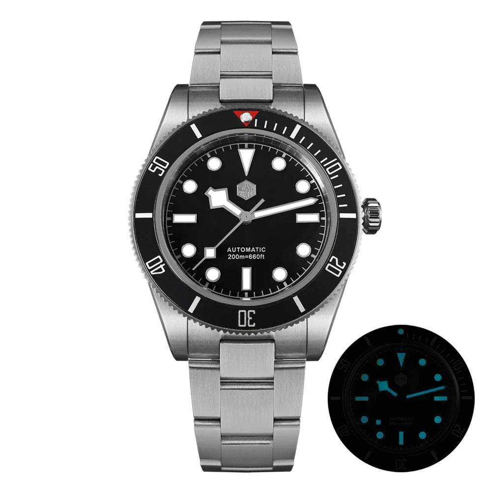San Martin SN0008 40mm BB58 Retro Diver NH35 Automatic 20Bar Watch