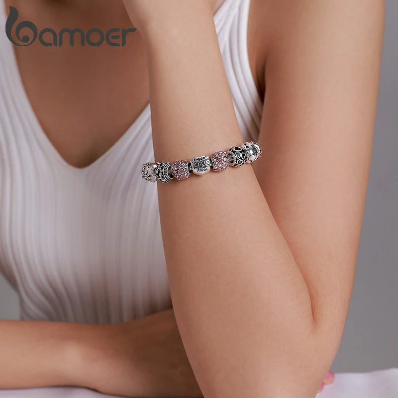 Silver Plated Charm Bracelet & Bangle