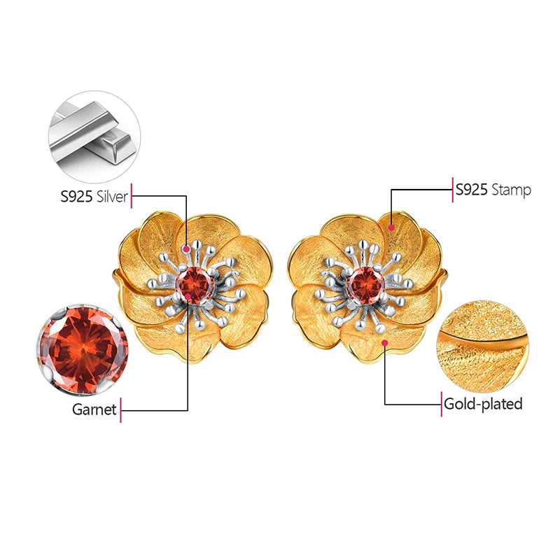 Flower Stud Earrings