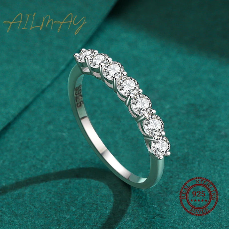 Stackable Round  Dazzling Cubic Zirconia Ring