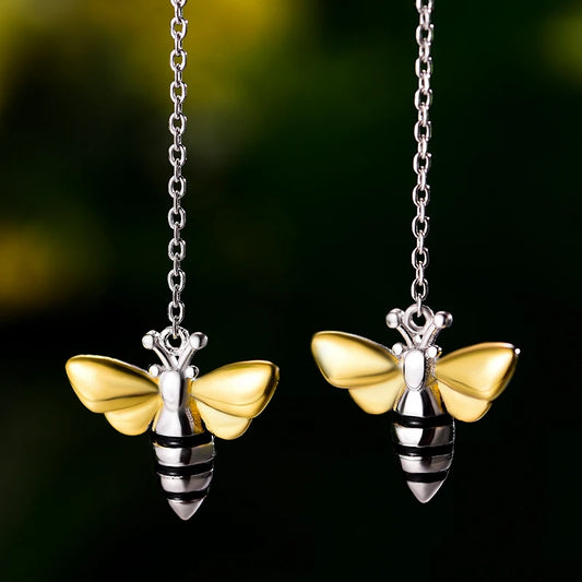 Honey Bee Dangle Earrings