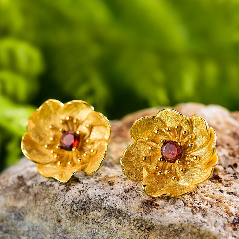 Flower Stud Earrings