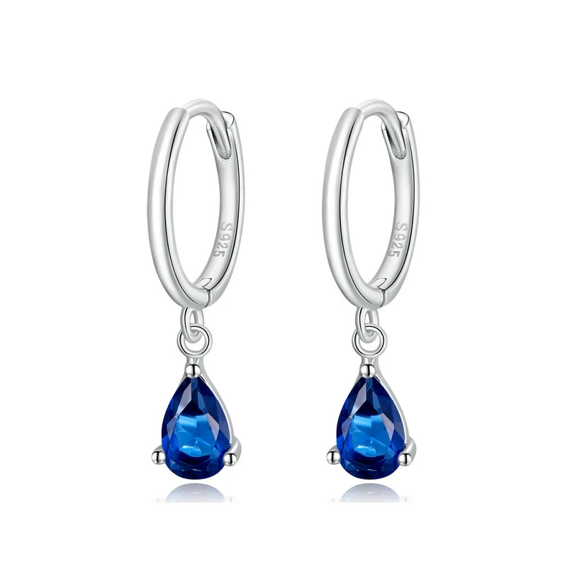 Water Drop Earrings  925 Sterling Silver