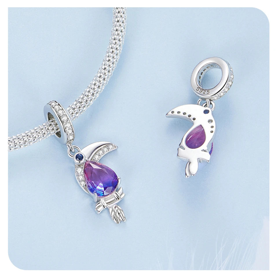 Bi Color Sea Turtle Charms Toucan Pendant