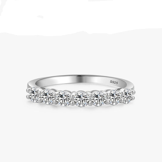 Stackable Round  Dazzling Cubic Zirconia Ring