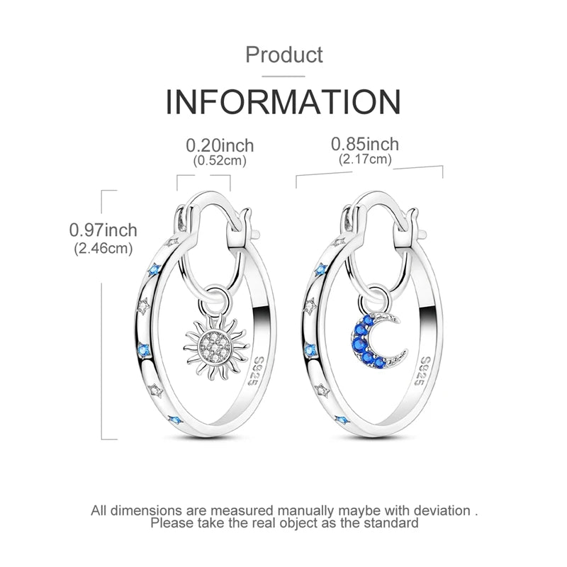 Sun Moon Earrings