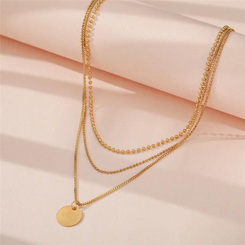 Colorful Moon Star Lightning Pendant Necklaces