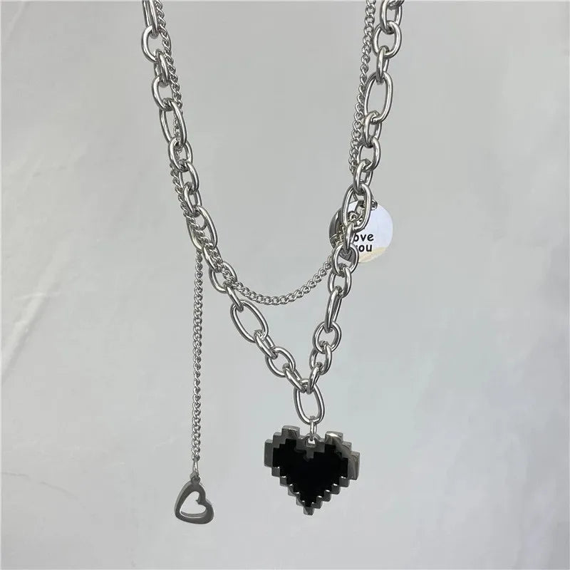 Colorful Moon Star Lightning Pendant Necklaces