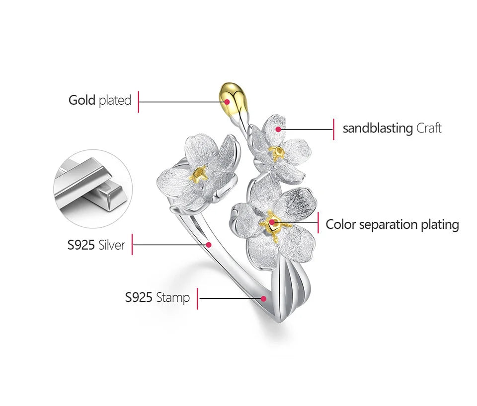 Adjustable Rings / Real 925 Sterling Silver