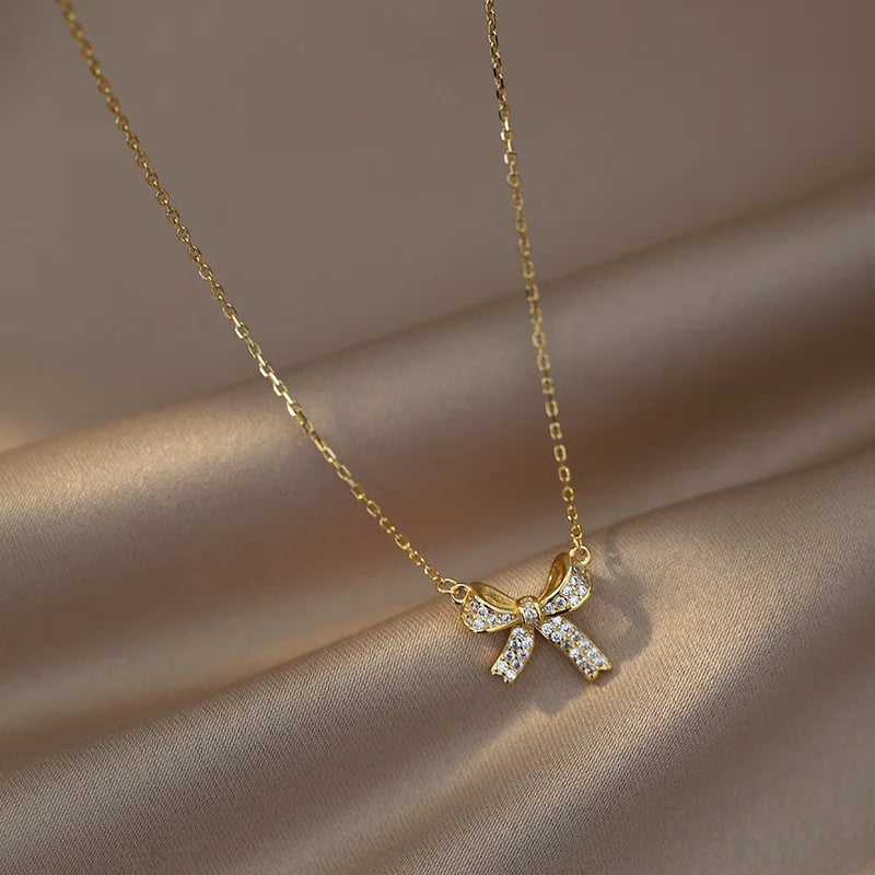 Colorful Moon Star Lightning Pendant Necklaces
