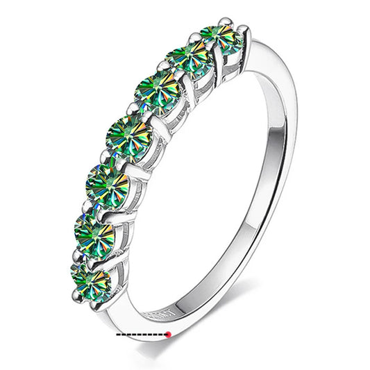 Gemstone Moissanite Rings