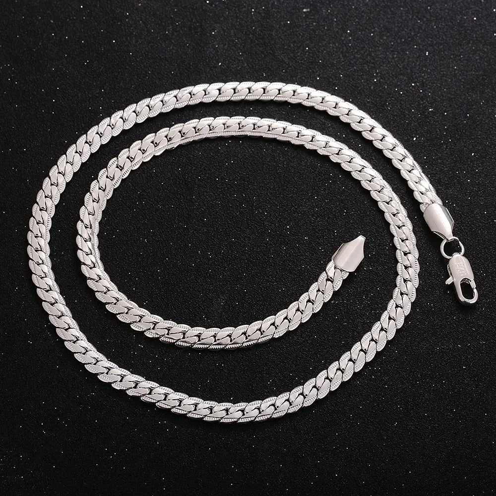 925 Sterling Silver chain Necklace