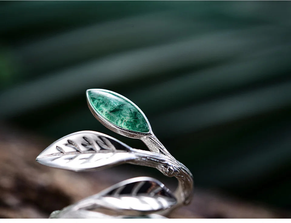 Spring in the Air Leaves Rings for Women
