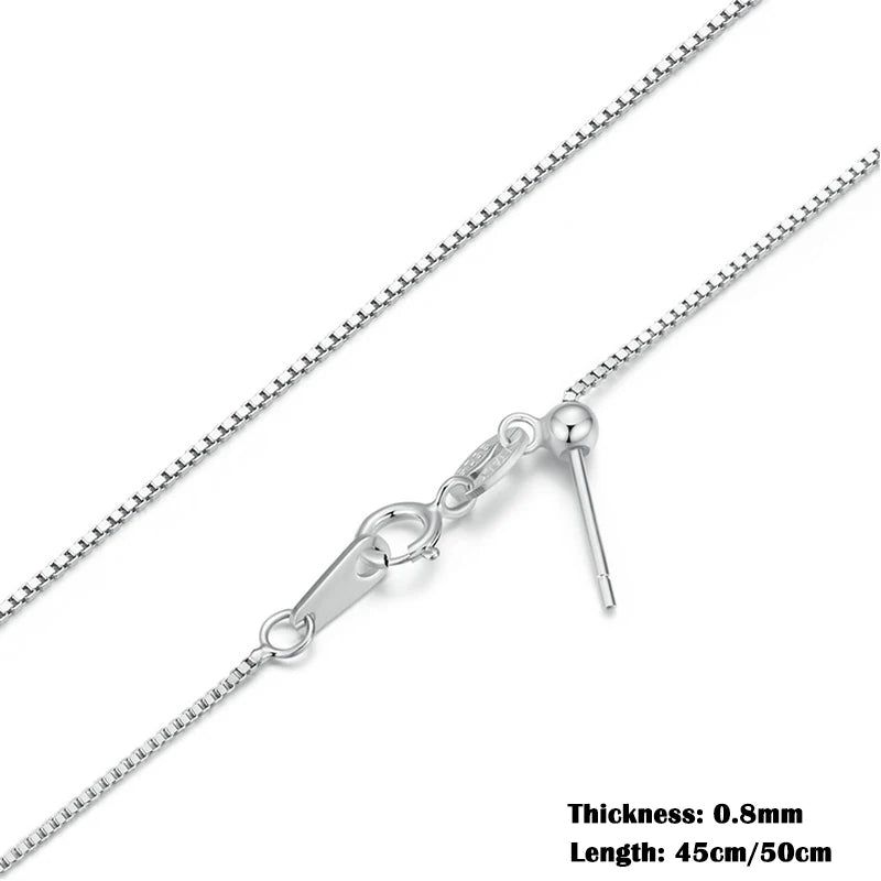 Sterling Silver S925 Chains – Multiple Designs, High Shine & Premium Quality