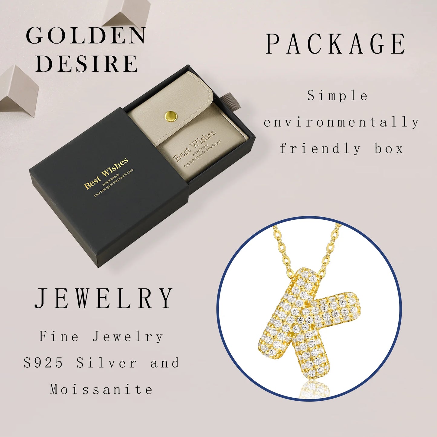 Alphabet Pendant Collection