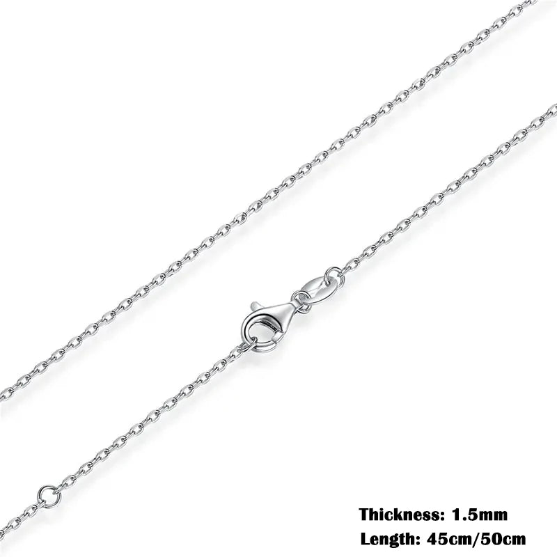 Sterling Silver S925 Chains – Multiple Designs, High Shine & Premium Quality