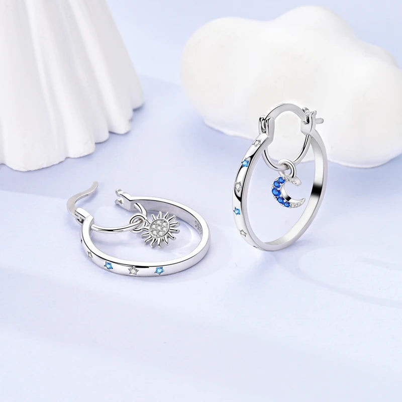 Sun Moon Earrings