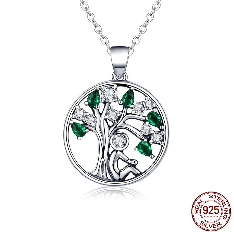 925 Sterling Silver Tree of Life Necklace