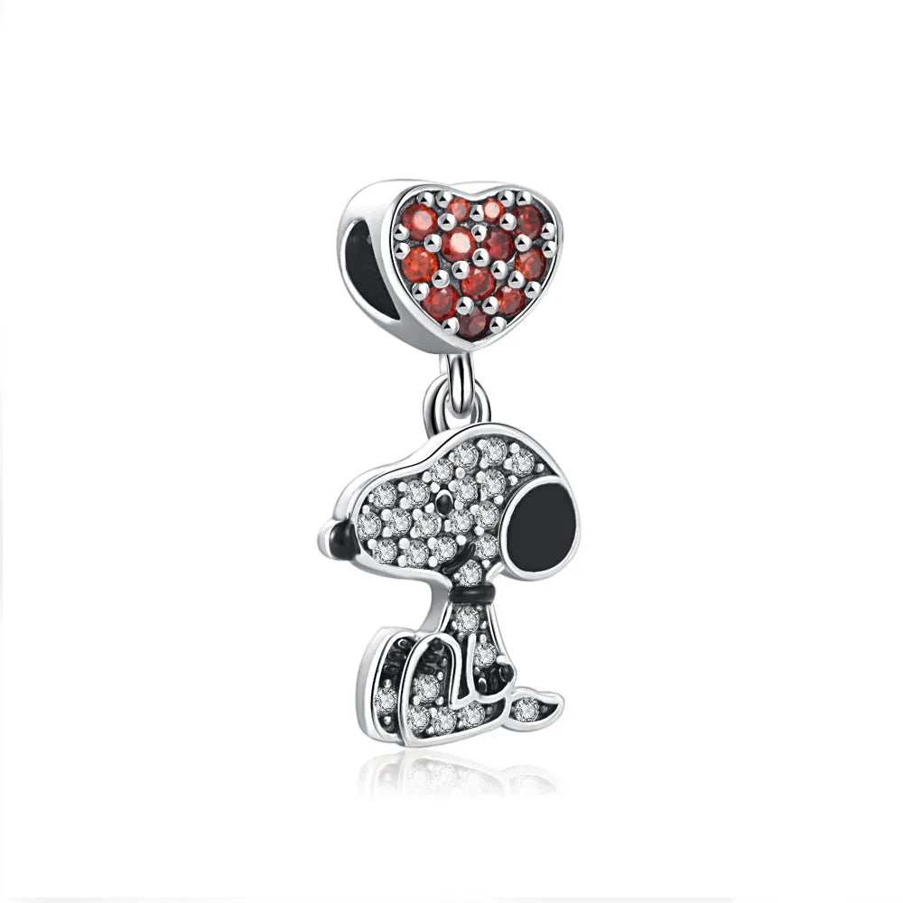Mickey Disney Castle Donald Duck Daisy Duck Pendant Charms Beads