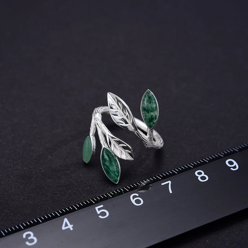 Spring in the Air Leaves Rings for Women