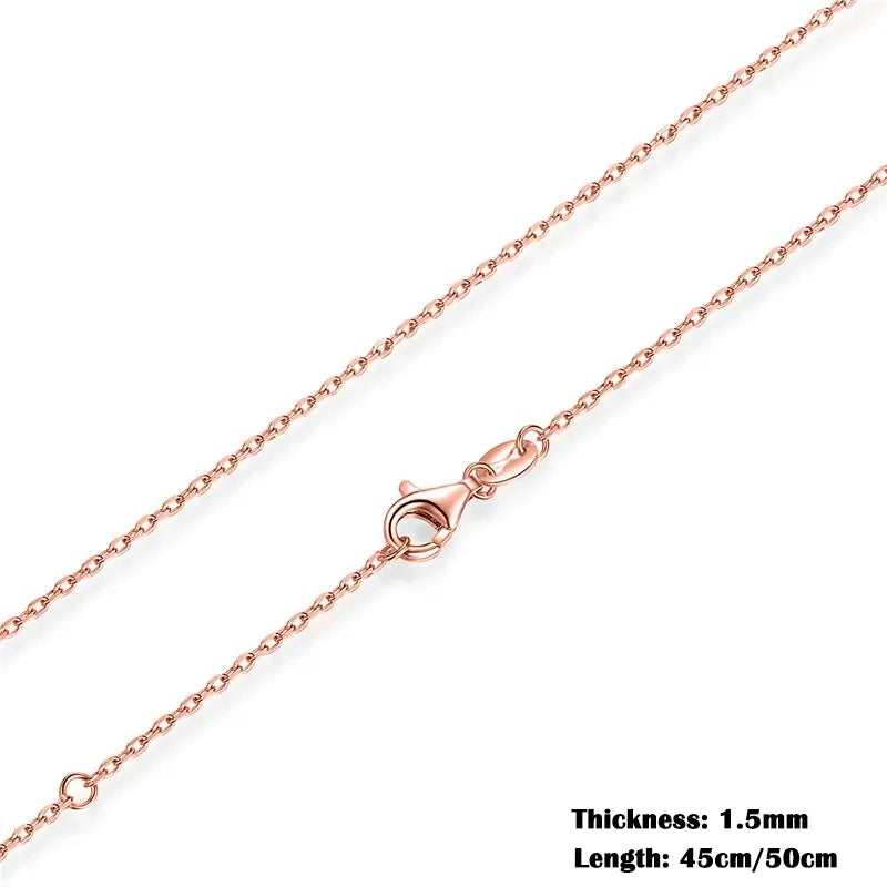 Sterling Silver S925 Chains – Multiple Designs, High Shine & Premium Quality