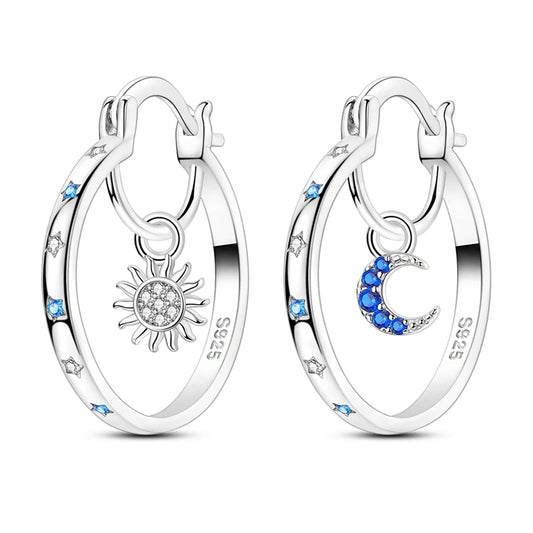 Sun Moon Earrings